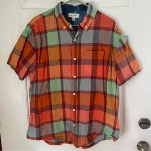 Free Assembly 100% cotton plaid dad shirt